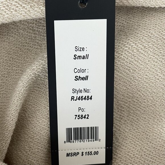 Romeo + Juliet Couture Cropped Sweater Top Size Small Ruffled Long Sleeves - Picture 4 of 6